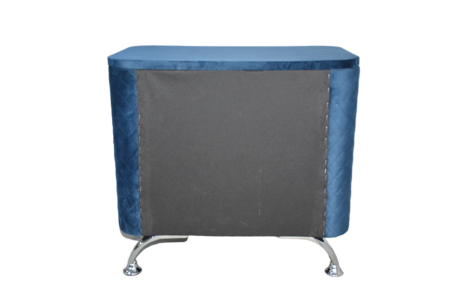 میز تخت خواب مخملی الماس WSS954