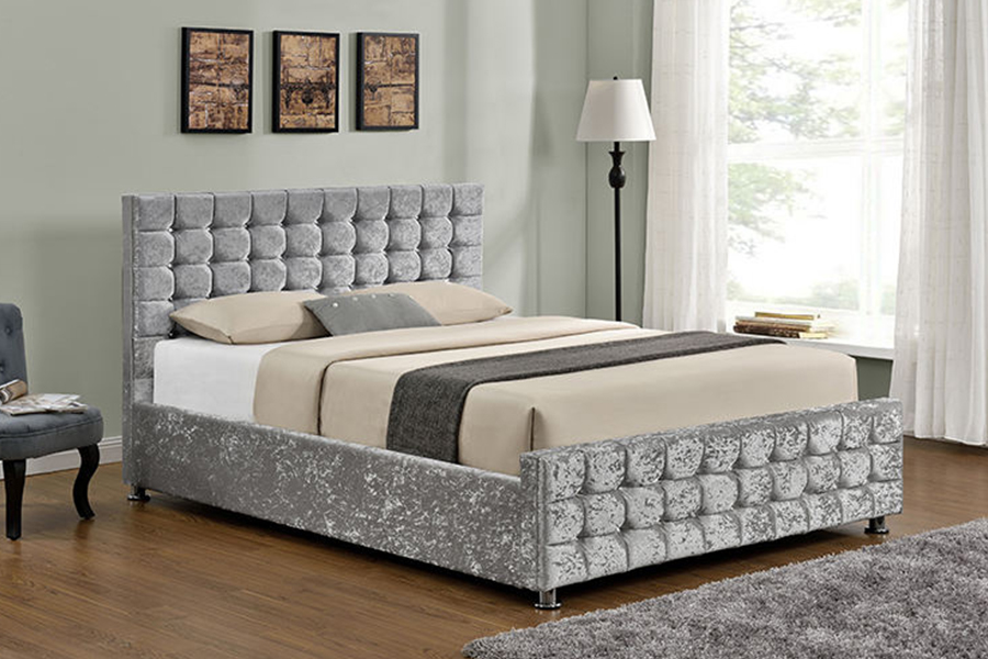 1150 پارچه نرم قاب چوبی تخت وبهلسترد
