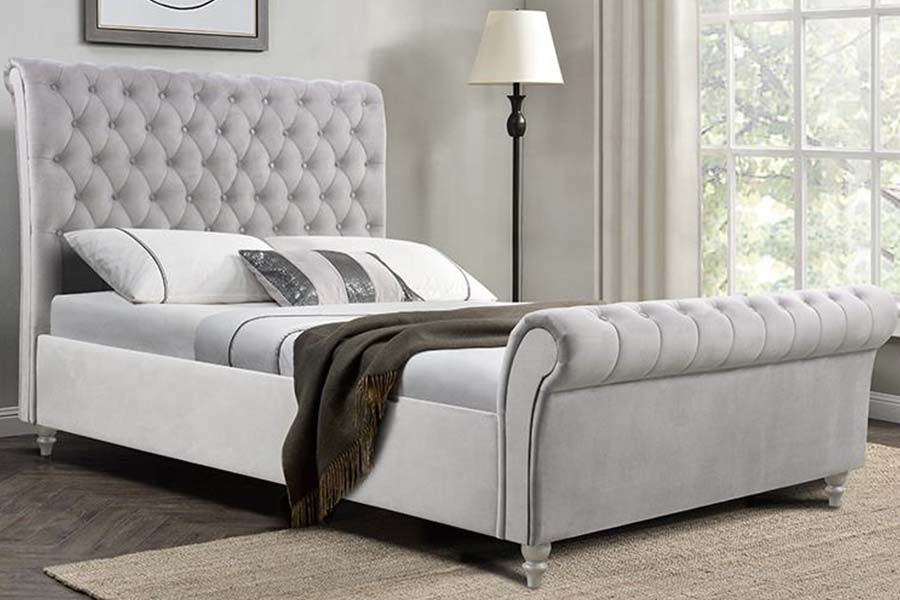 تخت خواب وبهلسترد کلاسیک Sliver Sleigh Bed 1563