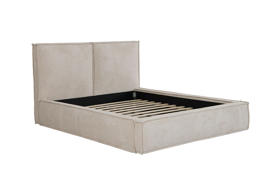 تخت خواب توفو طرح دار پارچه ای 4213