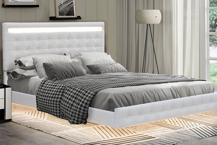 4209 قاب تخت خواب وبهلسترد LED قابل تنظیم King-Size