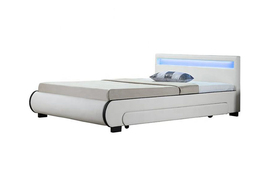 1135-1D LED Storage وبهلسترد کشوی تخت PU چرم