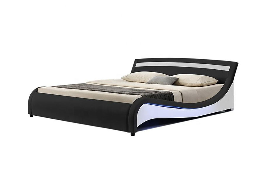 1188-1-2B قاب تخت خواب با چرم PU مدرن